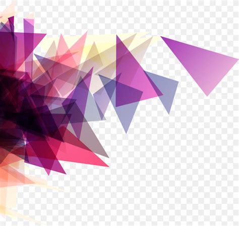 Purple Triangle Shape Geometry PNG X Px Triangle Abstract Art Art Paper Geometry