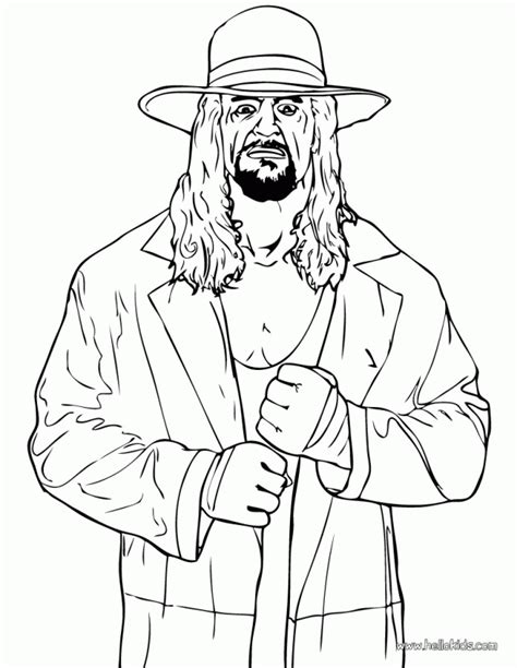 Printable Wwe Coloring Pages