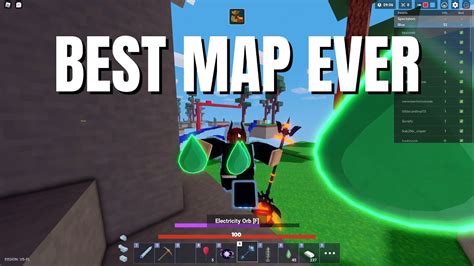 Best Map In 30v30 Roblox Bedwars Youtube