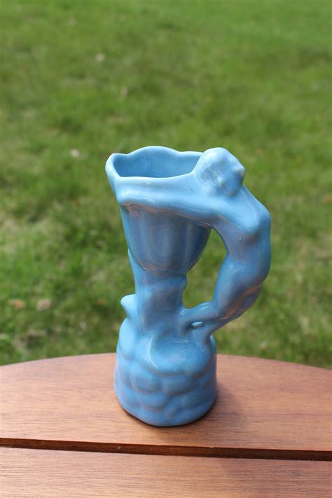 Vintage Hand Made Figural Nude Woman Vase Female Form Etsy Uk