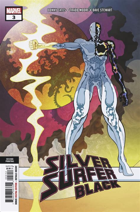 Silver Surfer Black 3 Moore 2nd Printing Fresh Comics