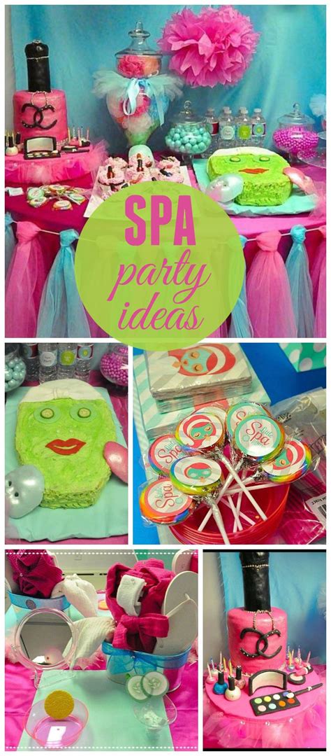 Spa Party Birthday Evelyn S Spa Slumber Party Fiesta Spa Temas Para Fiestas Infantiles