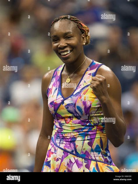 Venus Williams Usa Celebrating At The Us Open 2014 Championships In