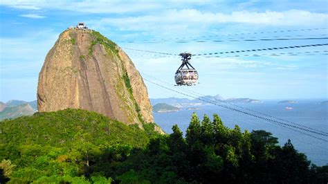 Corcovado Mountain In Central Rio De Janeiro Brazil