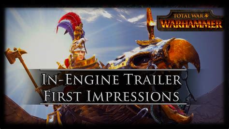 Total War Warhammer In Engine Trailer Karl Franz ~ First