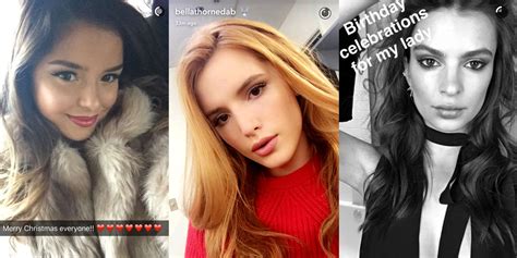 15 Celebs With The Hottest Snapchat Accounts