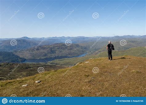 Climbing Ben Ledi In The Trossachs Editorial Stock Photo Image Of
