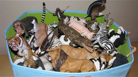 My Animal Toy Collection In The Box Schleich Safari Wildlife Zoo Farm