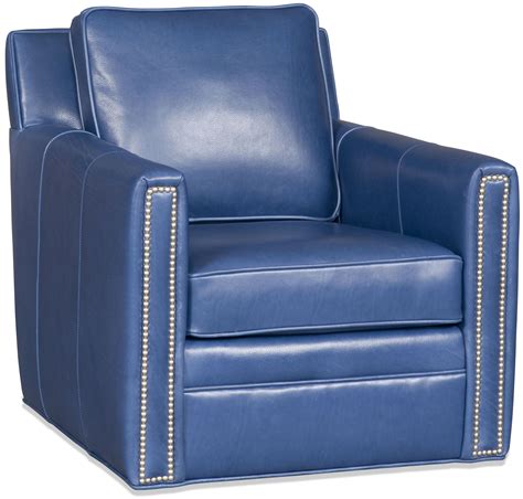 Find a style that best suits you. Blue leather swivel chair from Wellington's leather ...