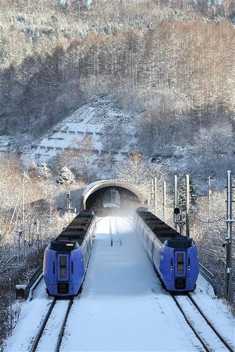 Hokkaido Japan Train Train Tracks Train Rides