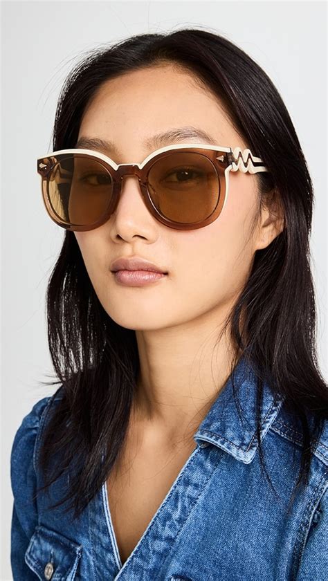 Karen Walker Super Wavy Duper Sunglasses Shopbop