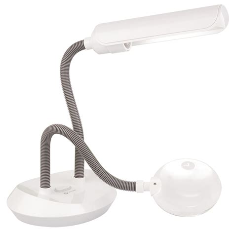 Created by photo biologist dr. Amos Advantage - OttLite DuoFlex Magnifier Desk Lamp