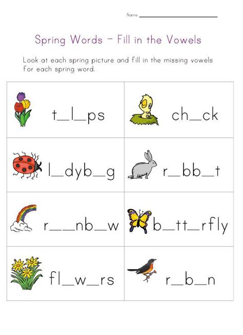 Spring Worksheets - Best Coloring Pages For Kids