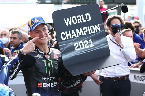 Fabio Quartararo Is The 2021 Motogp World Champion Visordown