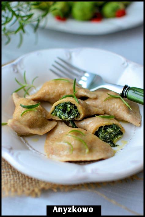 Anyżkowo Whole Grain Dumplings With Spinach Whole Food Recipes Cake Recipes Spinach And Feta