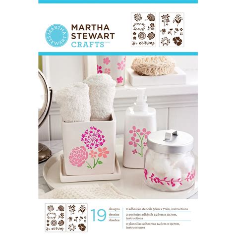 Martha Stewart Crafts Blossoms Adhesive Stencils