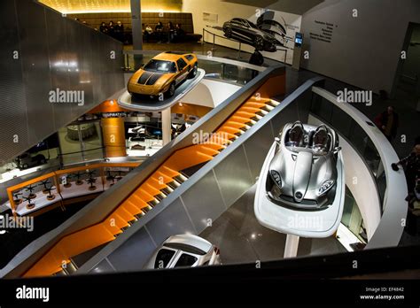 Mercedes Benz Museum Stuttgart Germany December 7th 2014 Prototype Of A
