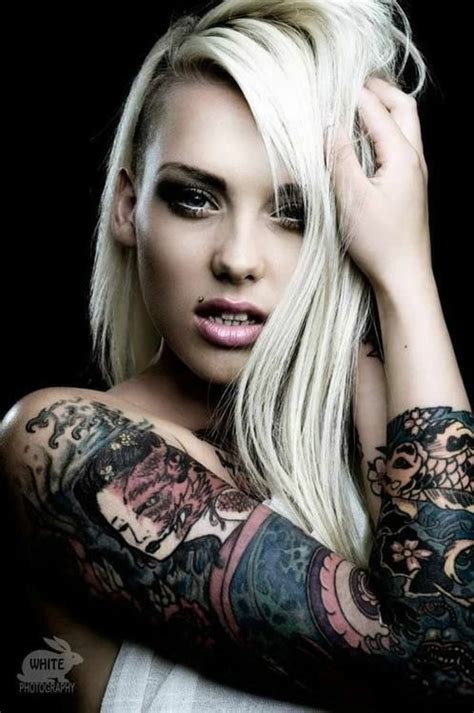 Znalezione Obrazy Dla Zapytania Inked Girls Blonde Tattoo Girl Tattoos Inked Girls