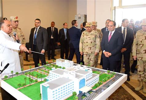 بالتفاصيل السيسي يفتتح المرحلة الرئيسية لتطوير المجمع الطبي للقوات المسلحة بالمعادى صور