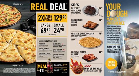 Debonairs Pizza Menu And Prices South Africa