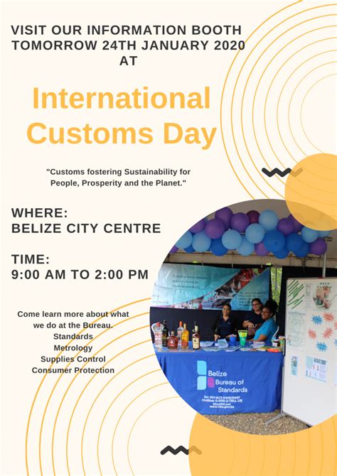 International Customs Day Information Fair 2020 Belize Bureau Of