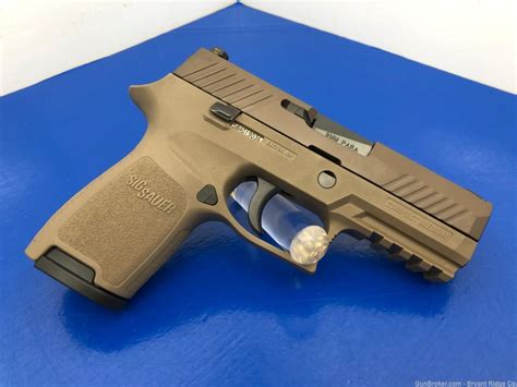 Sold Sig Sauer P320 Compact 9mm Para Gorgeous Flat Dark Earth Finish