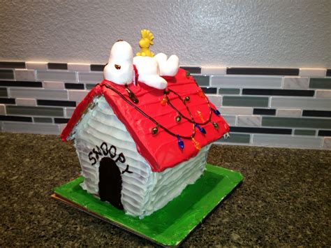 Snoopy Gingerbread House Gingerbread House Snoopy Gingerbread