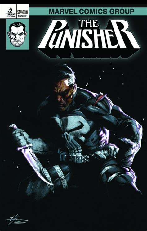 Punisher 2 Variant Cover By Gabriele Dellotto In John Parrishs