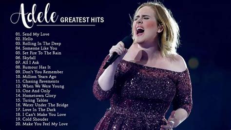 Adele Éxitos Sus Mejores Canciones Lo Mejor De Lo Mejor 25 Grandes