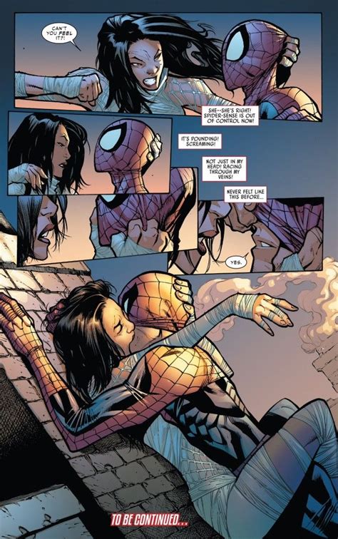 Things Get Hot And Heavy With Spider Man And Silk In Amazing Spider Man 4 Vol Silk Spiderman