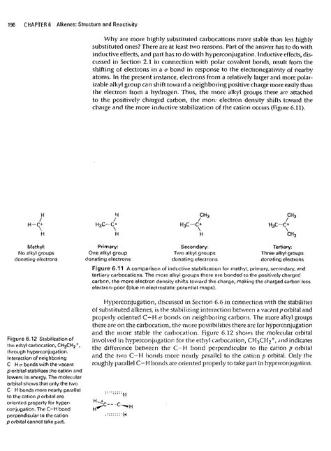 Primary Secondary Tertiary Carbocation Stabilization Big Chemical