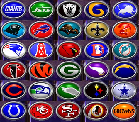 Madden Nfl 96 Nfl Team Logos Playstation By Chenglor55 On