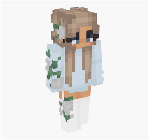 Realistic Minecraft Girl Skins Hd Png Download Transparent Png Image