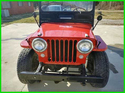 1950 Willys Jeep Cj3a 753 Miles On Build 4wd Inline 4 Cylinder All