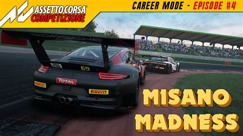 Misano Madness Assetto Corsa Competizione Career Episode 4 YouTube