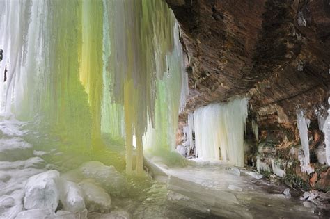 Michigan Nut Photography Winter In Michigan Eben Ice Caves ~ Frozen