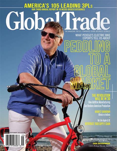 Global Trade Magazine Peddling To A Global Market Pedego Electric Bikes