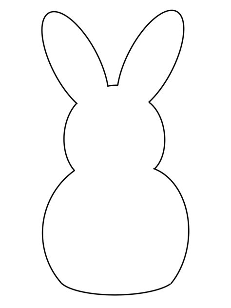 Easter Bunny Stencil Printable Calendar Printables