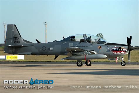 super tucano da fuerza aerea dominicana poder aéreo aviação militar indústria aeronáutica e