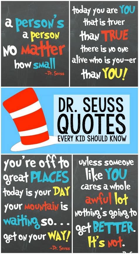 Dr Seuss Quotes For Kids Inspirational Quotes For Kids