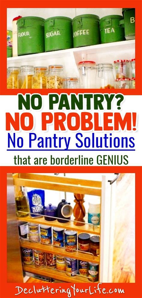 How are you getting organized? No Pantry? How To Organize a Small Kitchen WITHOUT a ...