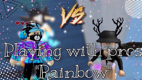 Roblox Icebreaker Playing With Pros Ft Rainbowdawn Youtube