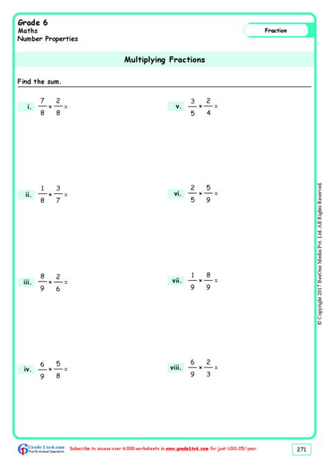 Printable Fraction Worksheets Equivalent Fractions 5 The City School