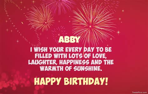 Happy Birthday Abby Pictures Congratulations