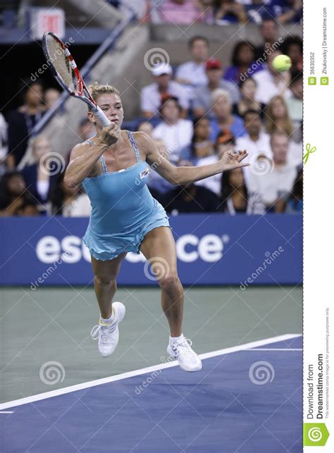 Professional Tennis Player Camila Giorgi During Third Round Match At US Open Against