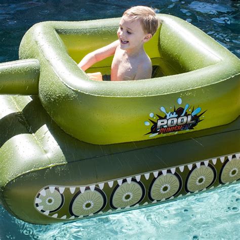 These Inflatable Pool Tanks Come With Water Cannons