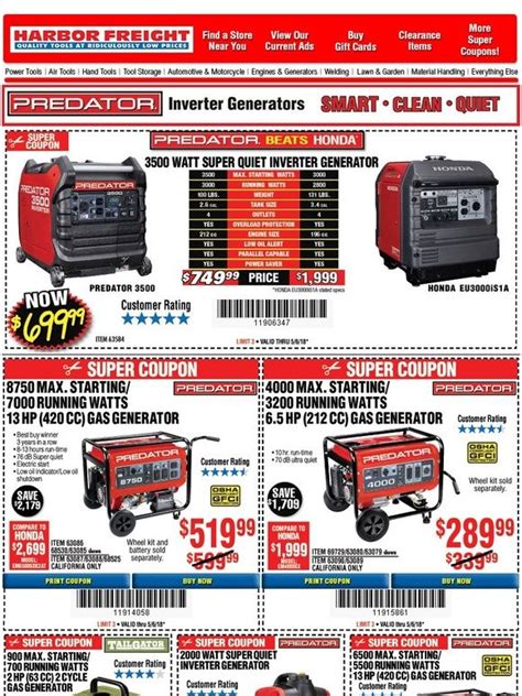 Promote awareness of brand image internally and externally. Harbor Freight Tools: HUGE Generator Sale | Milled
