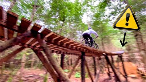 Would You Ride This Epic Wooden Mtb Trail Youtube