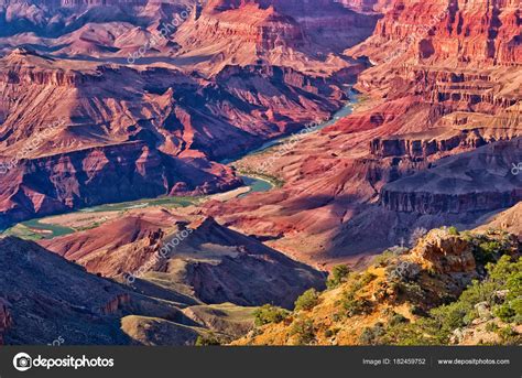 Landscape Grand Canyon Desert View Point Colorado River Usa — Stock