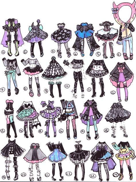 80pts Halloween Pastel By Guppie Adopts On Deviantart Drawing Clothes